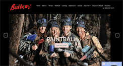 Desktop Screenshot of bedlampaintball.co.uk